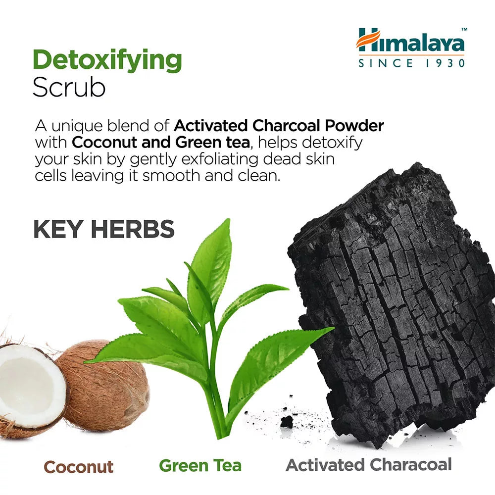 Himalaya Charcoal & Green Tea Scrub (75 ml)