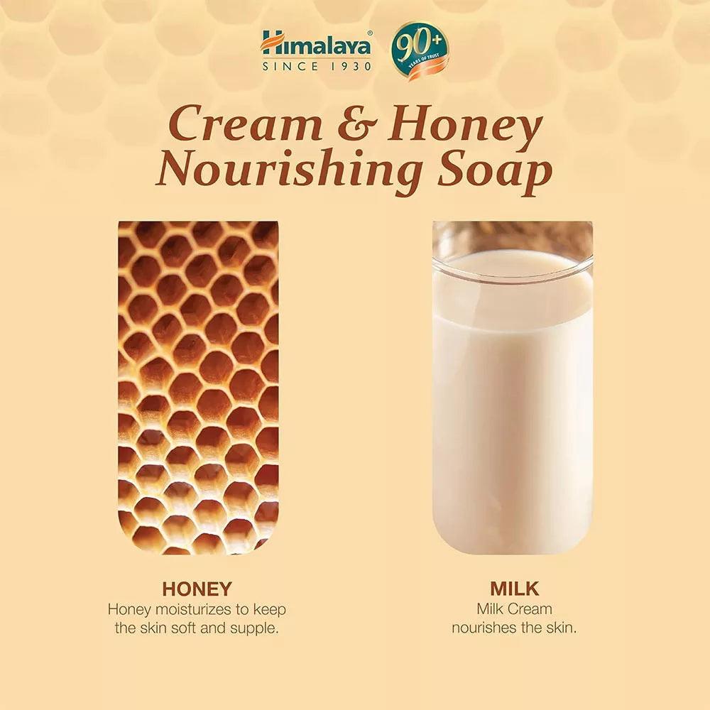 Himalaya Cream Honey Nourishing Soap (75 g)