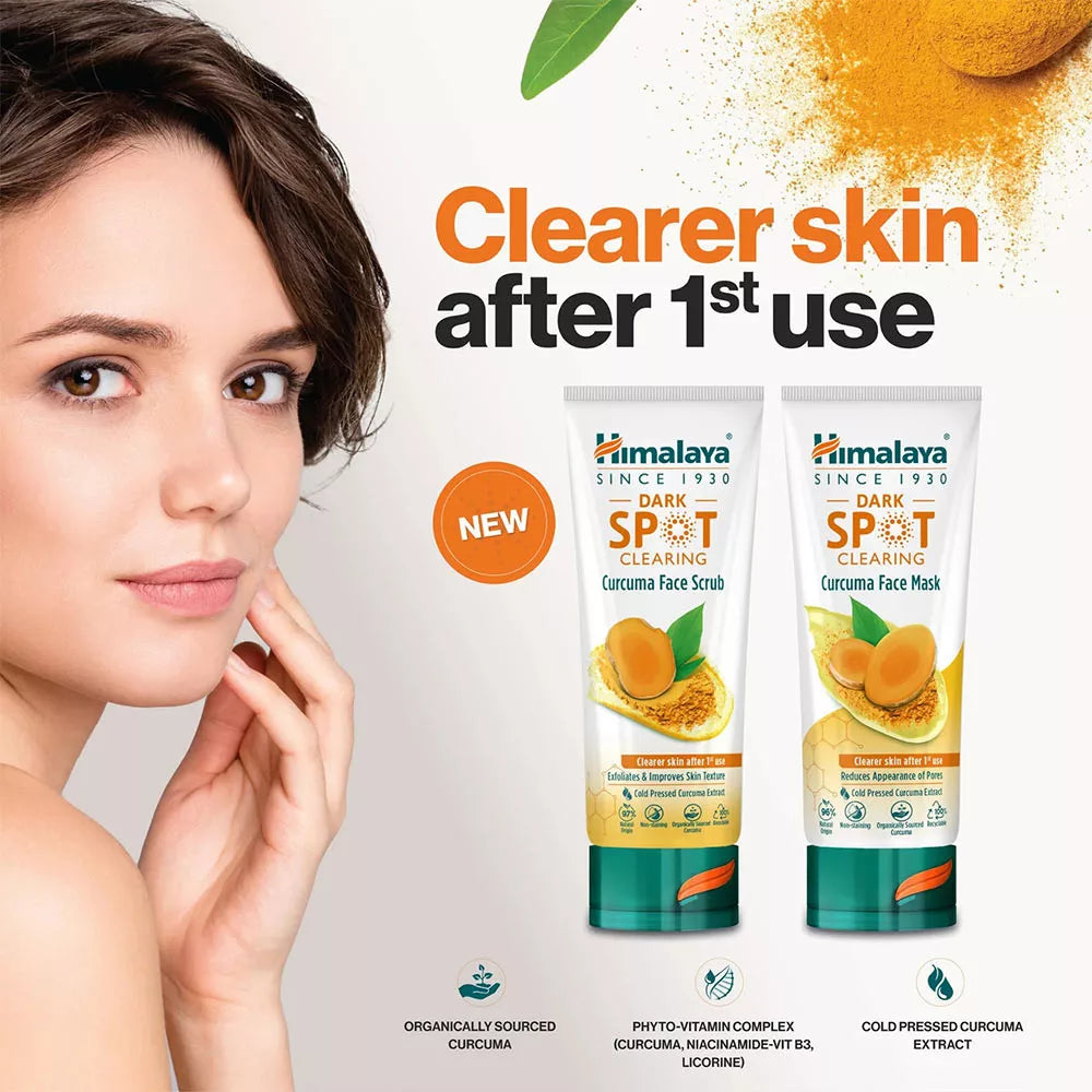 Himalaya Dark Spot Clearing Curcuma Face Scrub (75 ml)