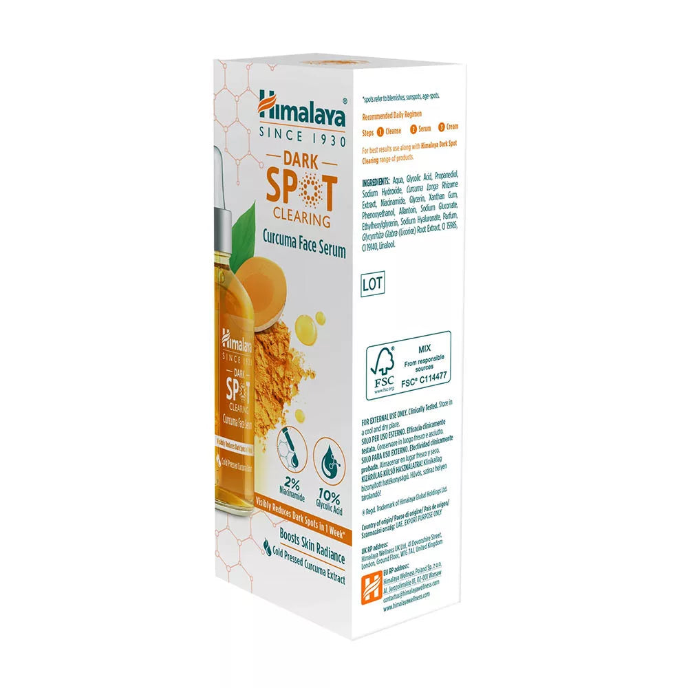 Himalaya Dark Spot Clearing Curcuma Face Serum (30 ml, Curcuma)