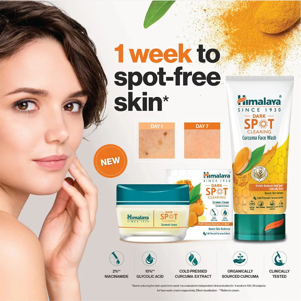 Himalaya Dark Spot Clearing Curcuma Turmeric Cream (50 g, Curcuma)