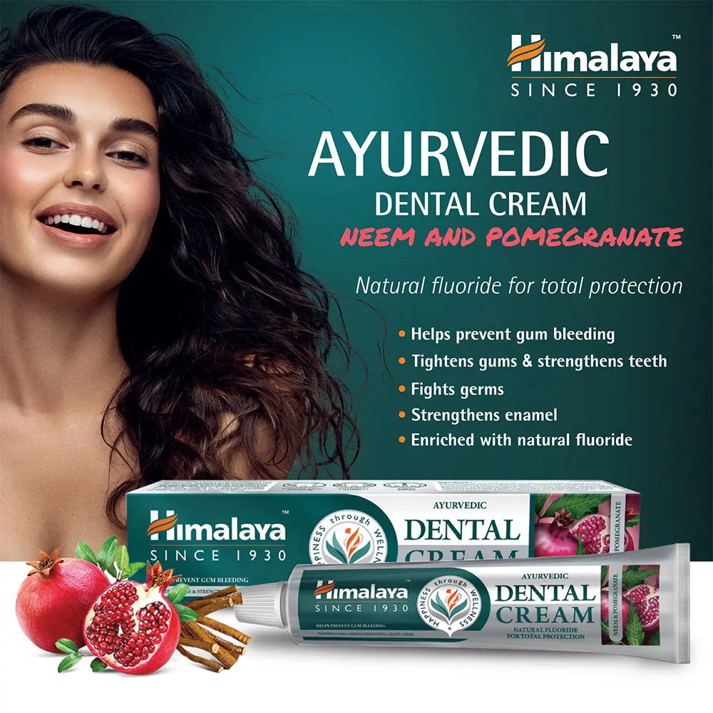 Himalaya Dental Cream Toothpaste (100 g, Pomegranate)