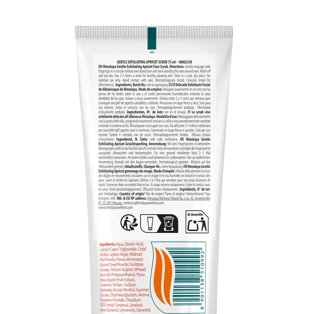 Himalaya Gentle Exfoliating Apricot Scrub (75 ml, Apricot)