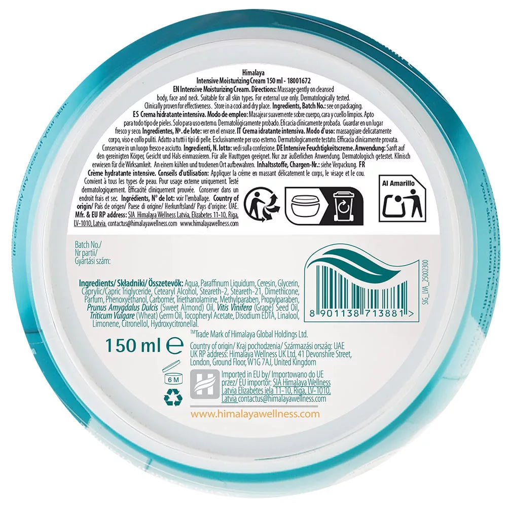 Himalaya Intensive Moisturizing Skin Cream (150 ml)
