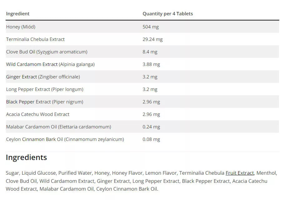 Himalaya Koflet-H (12 lozenges, Ginger)