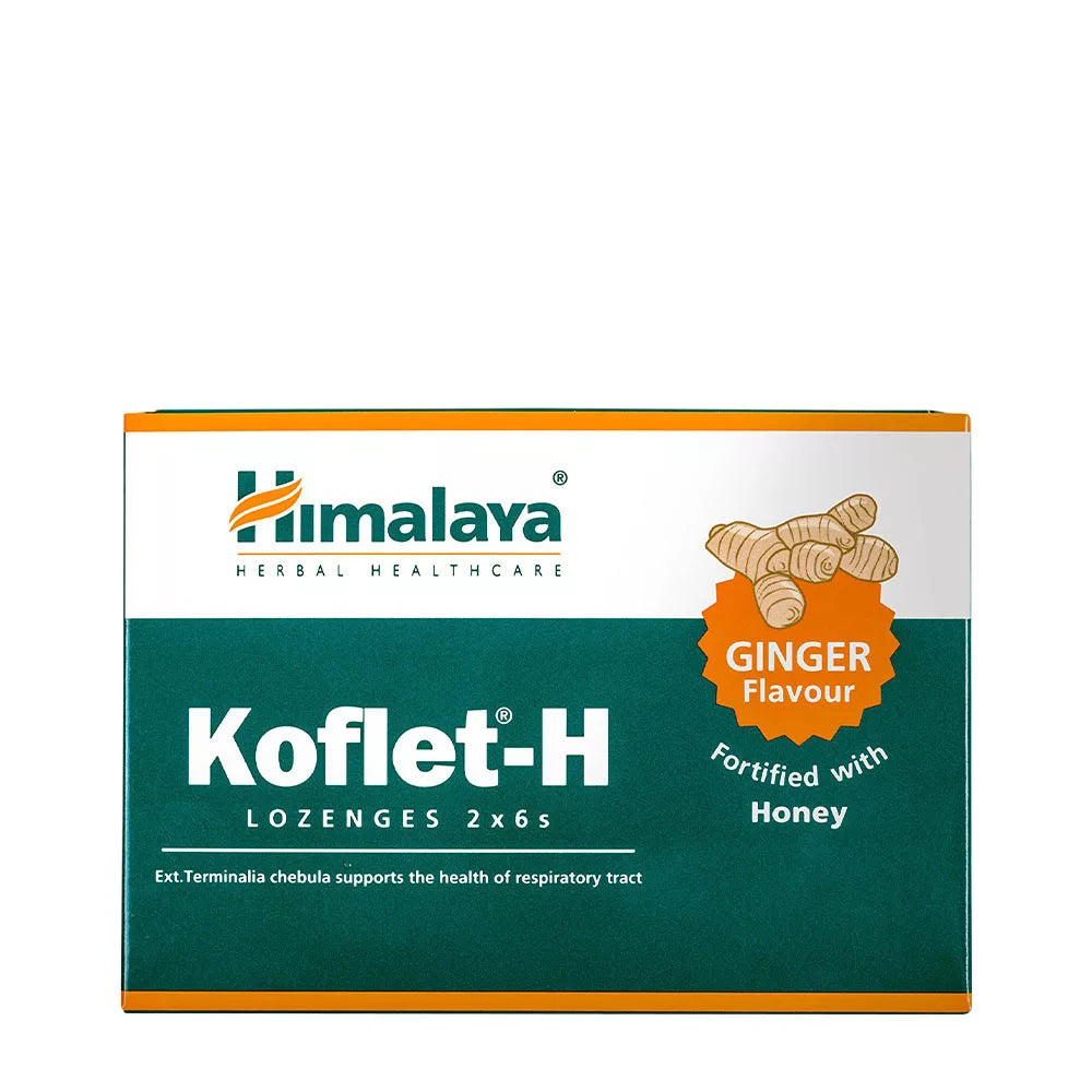 Himalaya Koflet-H (12 lozenges, Ginger)