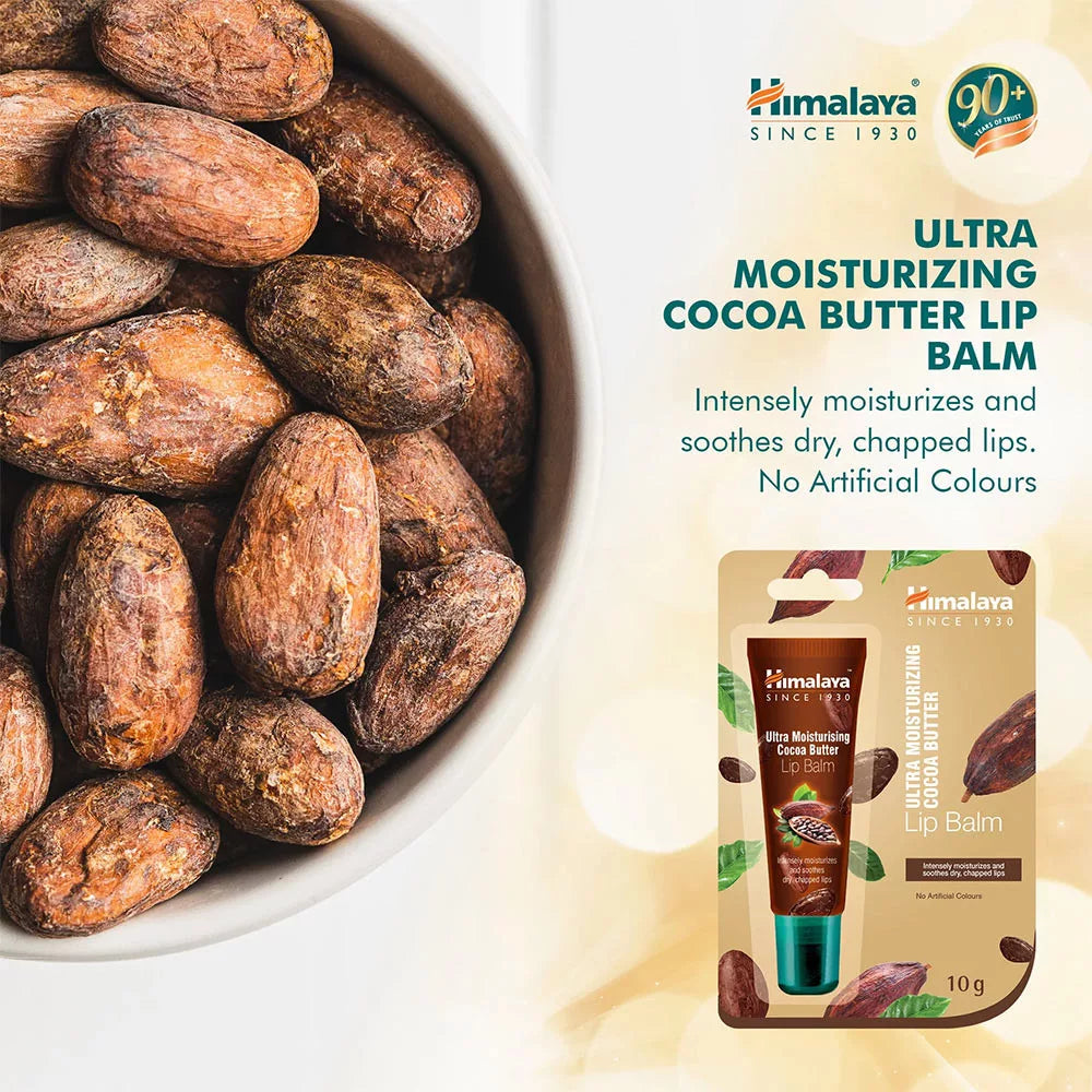 Himalaya Lip Balm (10 g, Cacao Butter)