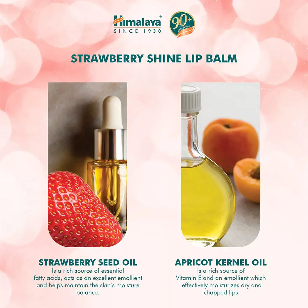 Himalaya Lip Balm (10 g, Strawberry)