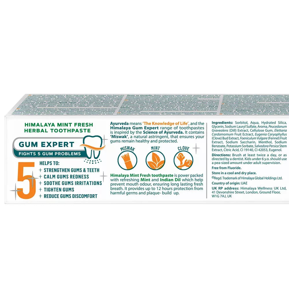 Himalaya Mint Fresh Toothpaste (75 ml)