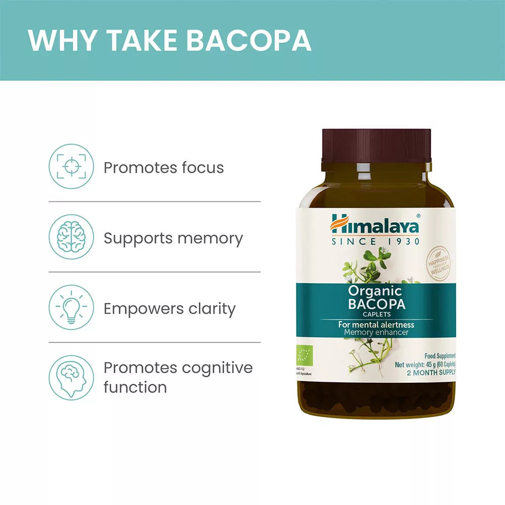Himalaya Organic Bacopa (60 Capsules)