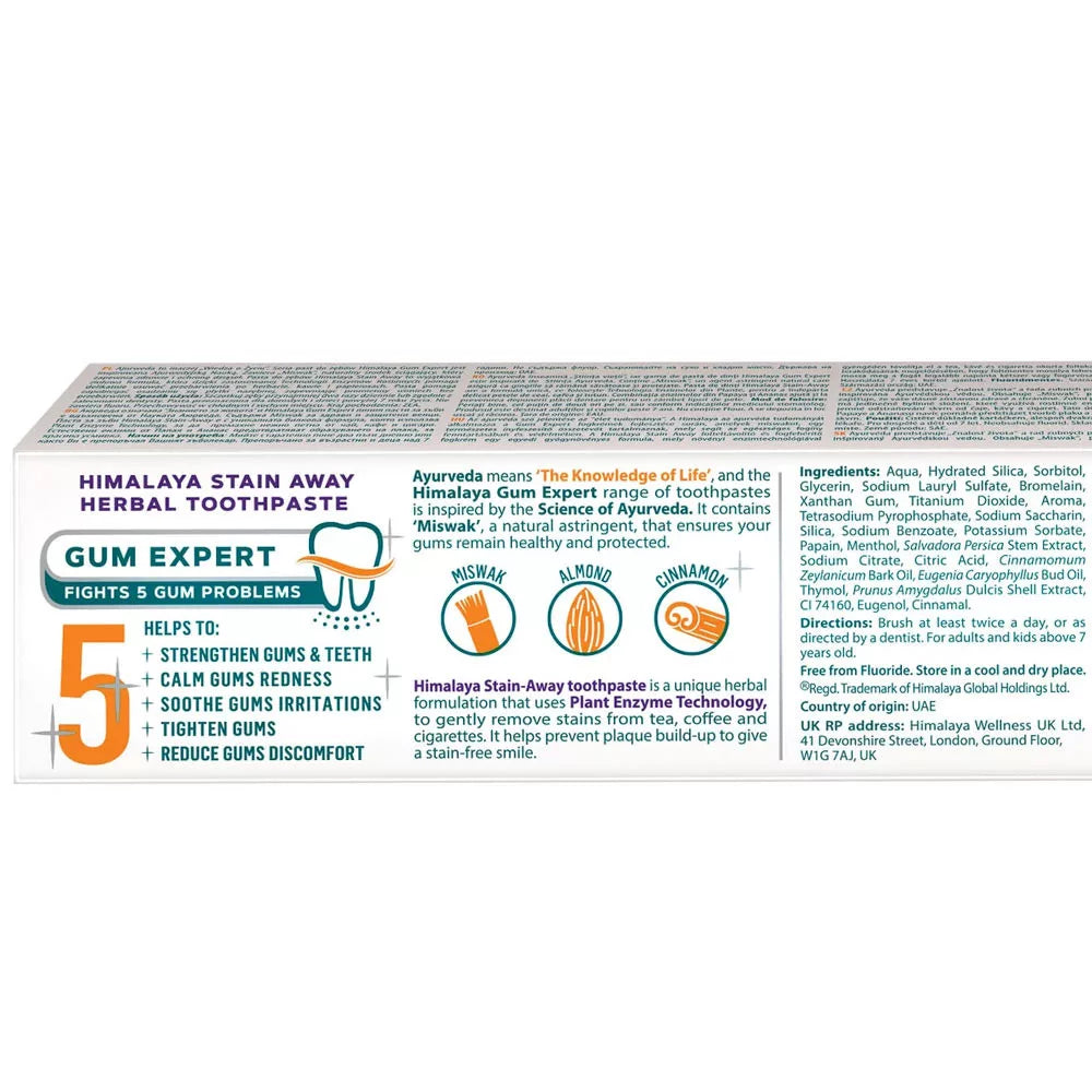 Himalaya Stain Away Toothpaste (75 ml)