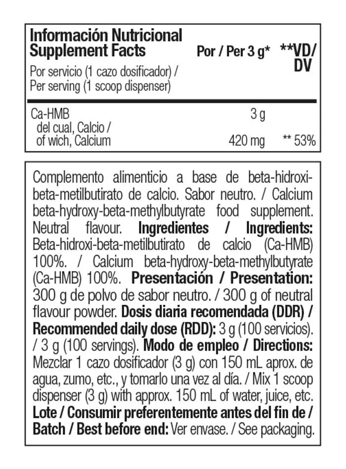 Zoomad Labs Raw One HMB (300 g, Unflavored)