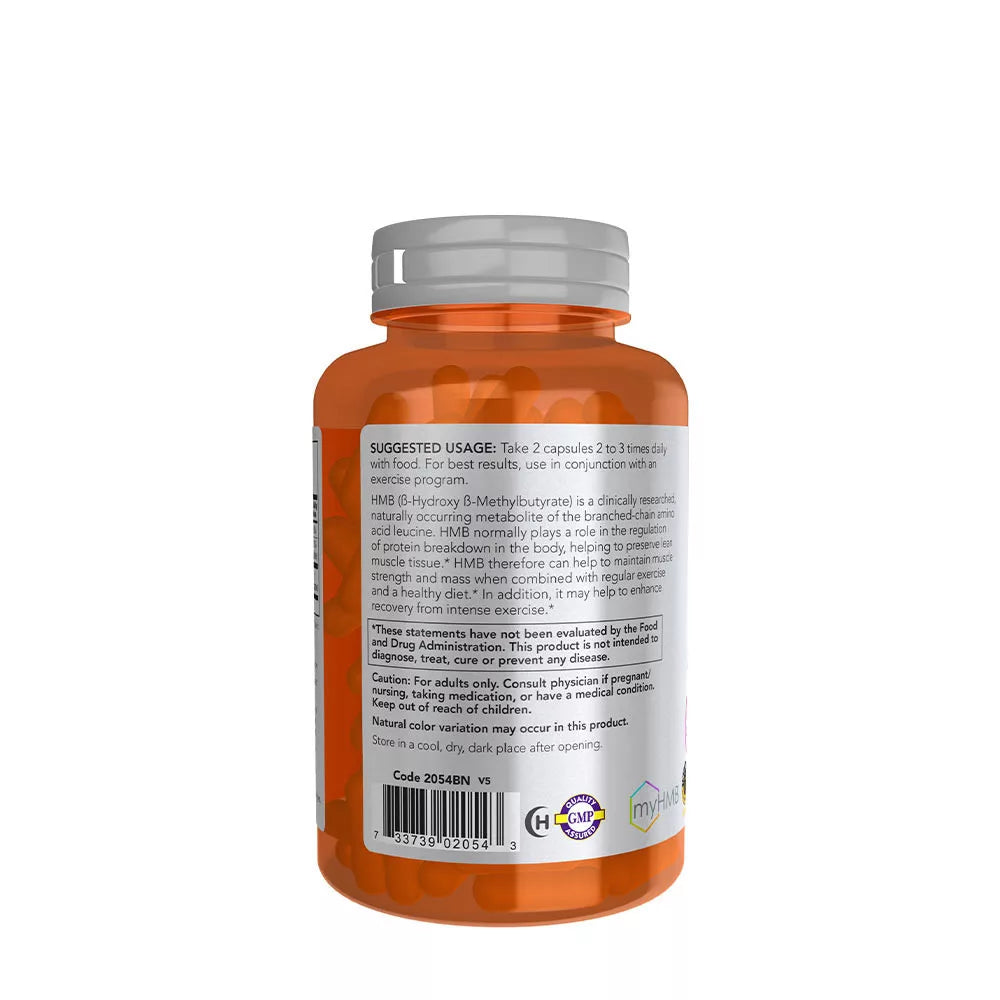 Now Foods HMB 500 mg (120 Veg Capsules)