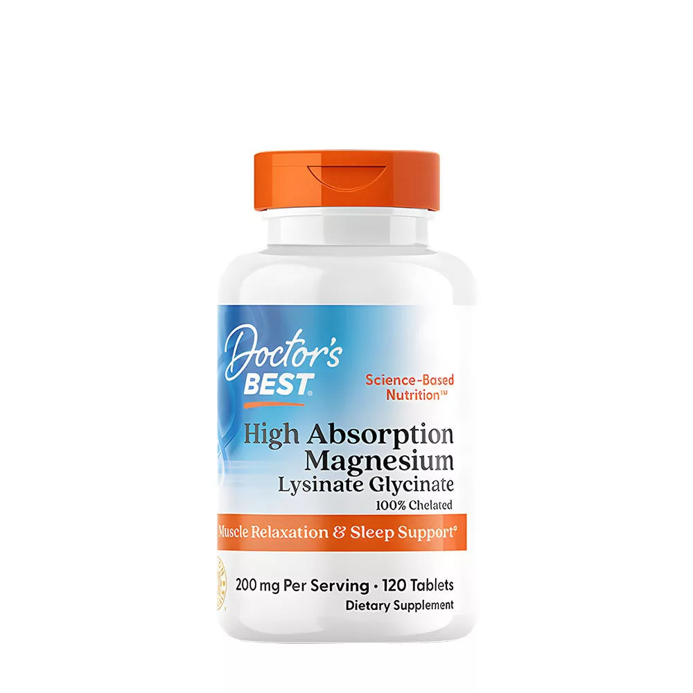 Doctor's Best High Absorption Magnesium 100 mg (120 Tablets)
