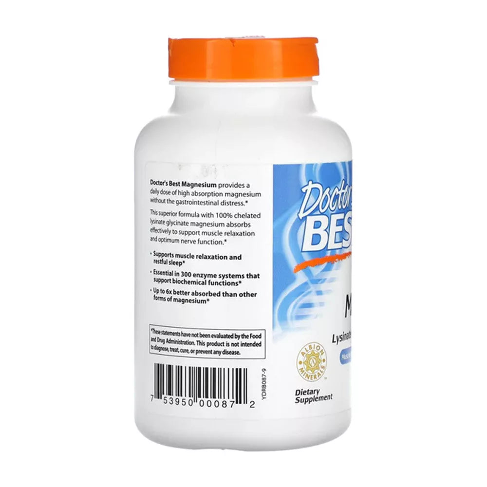 Doctor's Best High Absorption Magnesium 100 mg (240 Tablets)