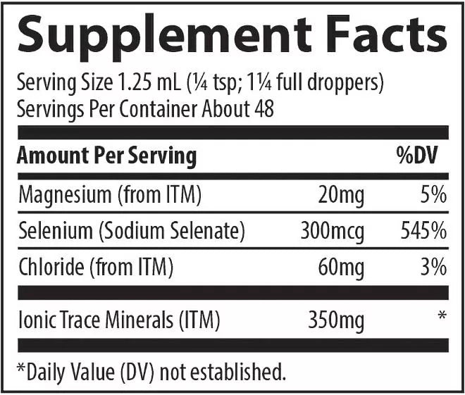 Trace Minerals Liquid Ionic Selenium 300 mcg (59 ml)