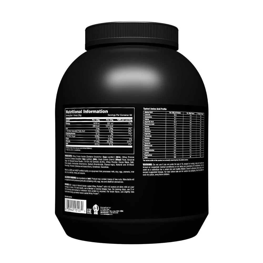 Universal Nutrition Animal Whey (2.3 kg, Cookies & Cream)
