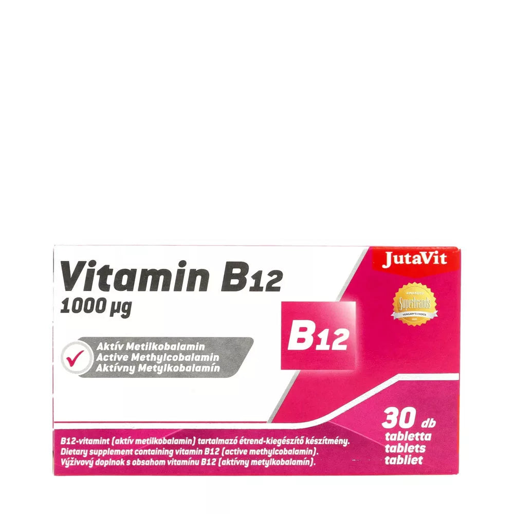 JutaVit Vitamin B12 Active Methylcobalamin (30 Tablets)