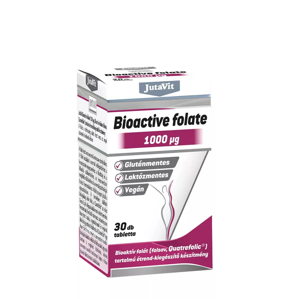 JutaVit Bioactive Folate 1000mcg (30 Tablets)