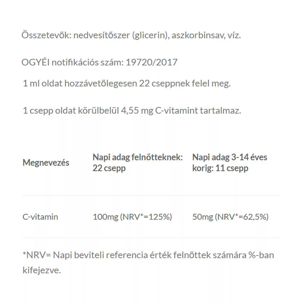 JutaVit Vitamin C Drops (30 ml)