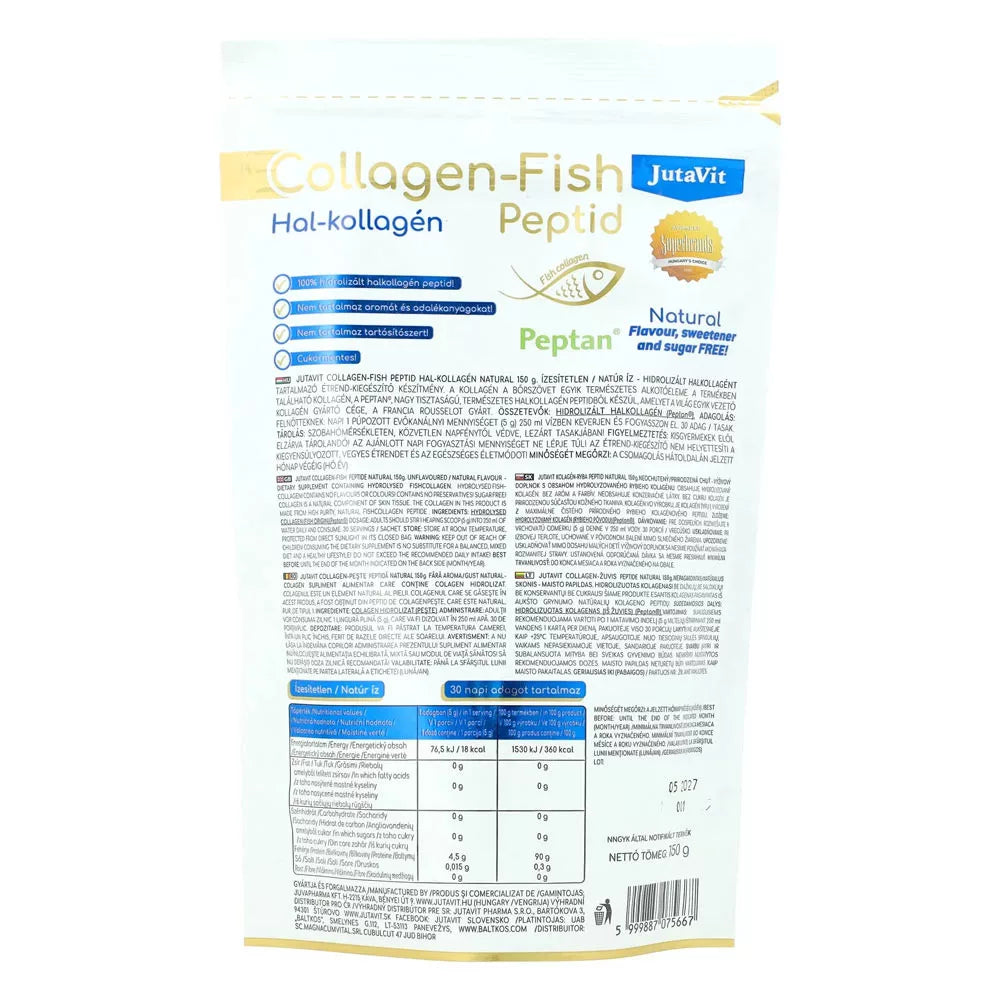 JutaVit Collagen-Fish Peptid (150 g, Natural)