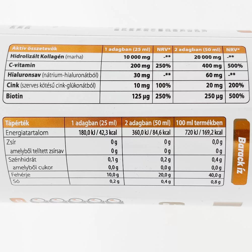 JutaVit Collagen+Hyaluron Matrix (500 ml, Peach)