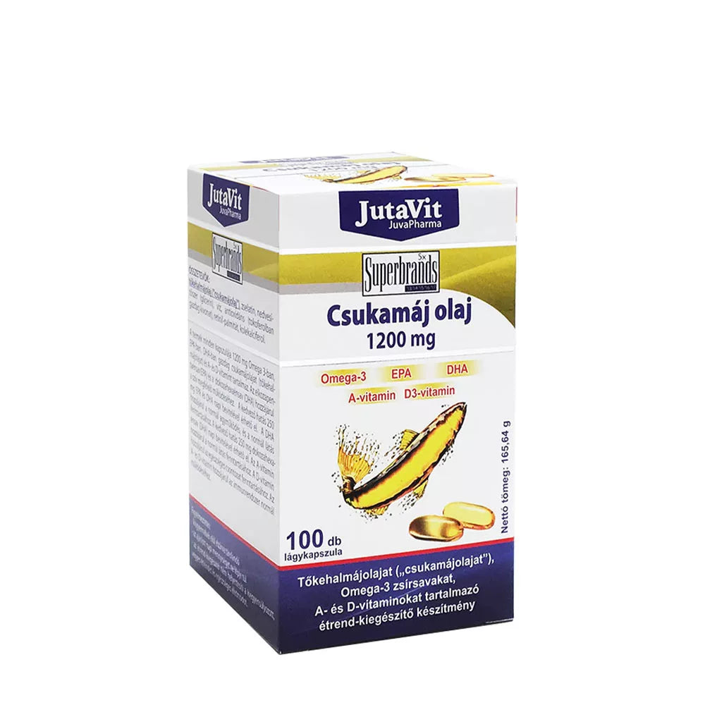 JutaVit Cod Liver Oil 1200 mg (100 Softgels)