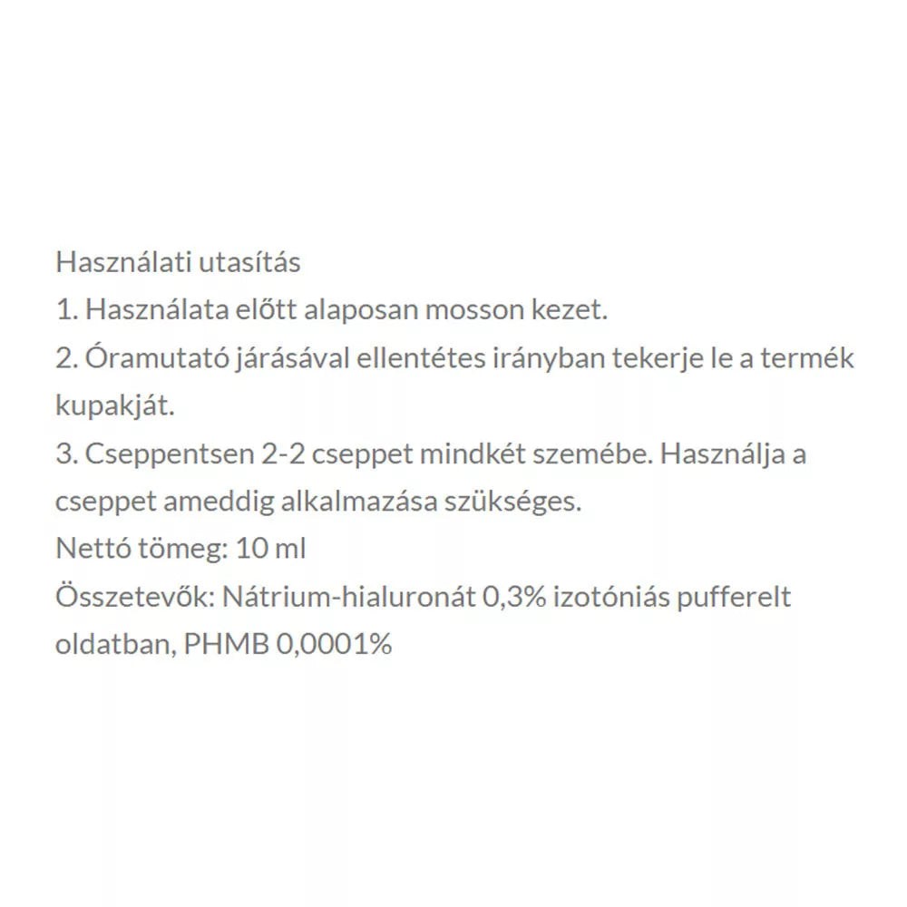 JutaVit Eye Clinic Eye Drops for Dry Eyes (10 ml)
