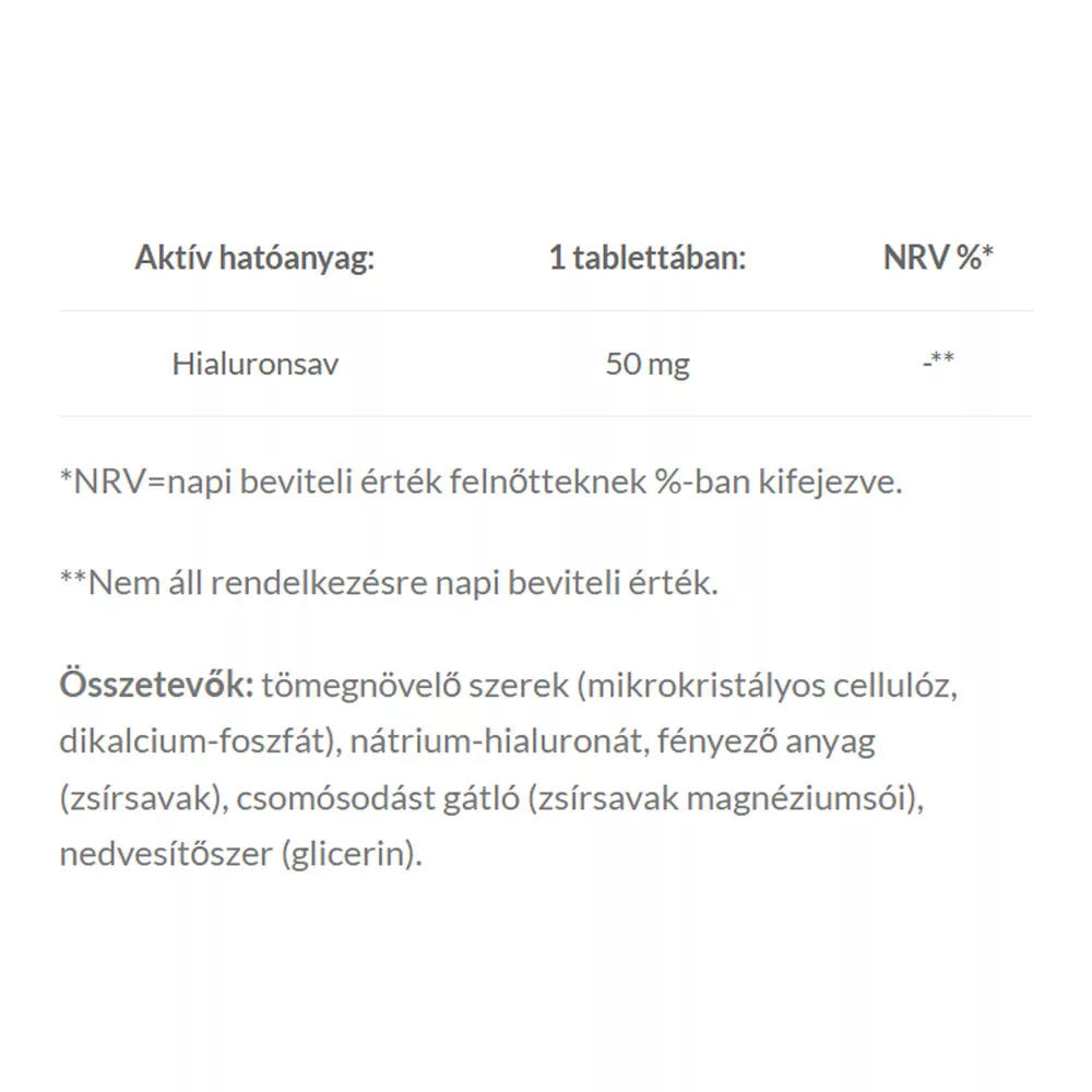 JutaVit Hialuron Forte 50mg (45 Tablets)