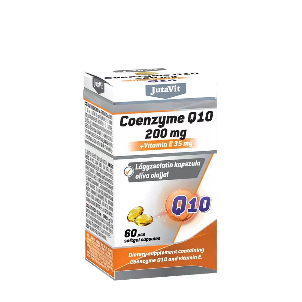 JutaVit Coenzyme Q10 200 mg (60 Softgels)