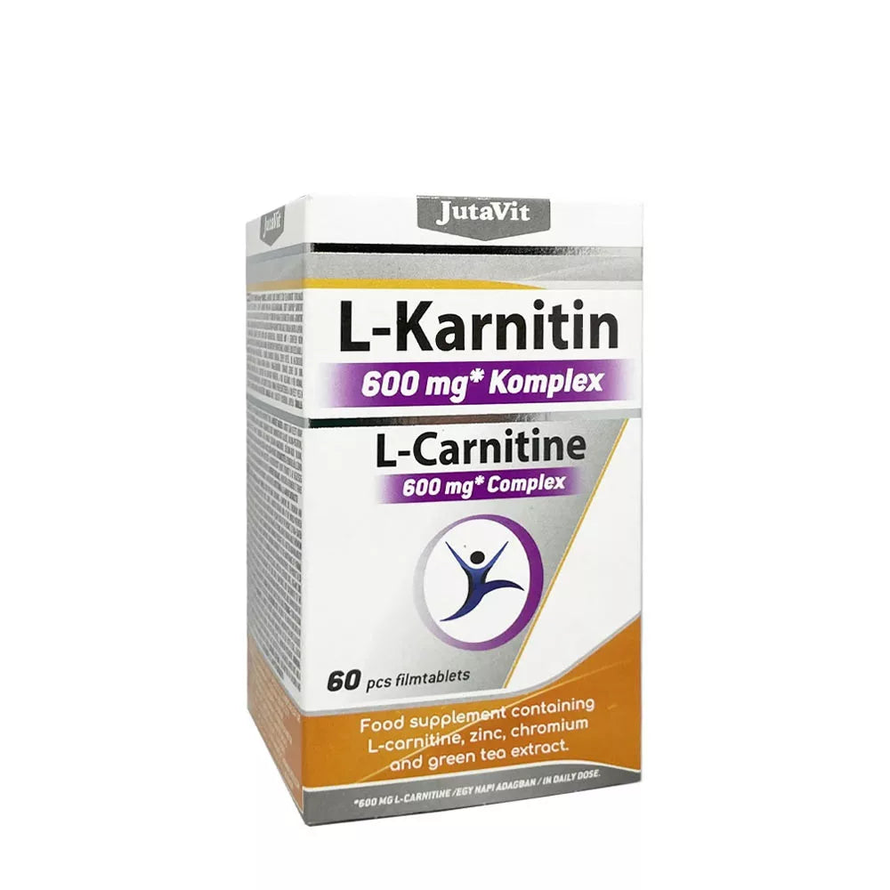 JutaVit L-Carnitine 600 mg Complex (60 Tablets)