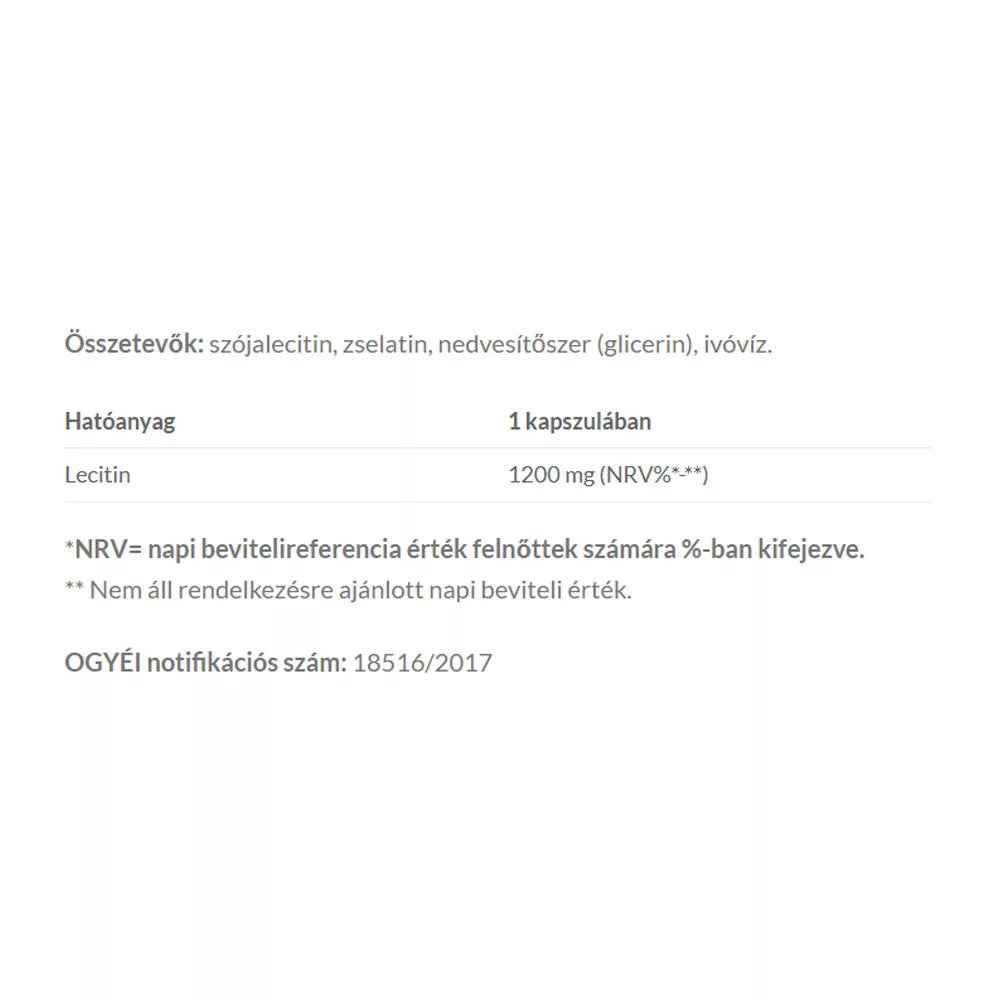 JutaVit Lecithin 1200 mg (40 Softgels)