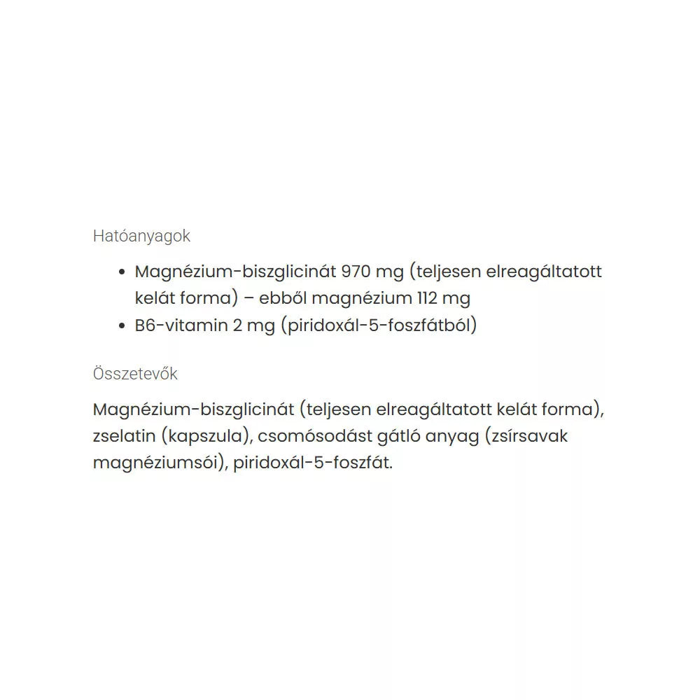 JutaVit Magnesium Bisglycinate Forte (100 Capsules)