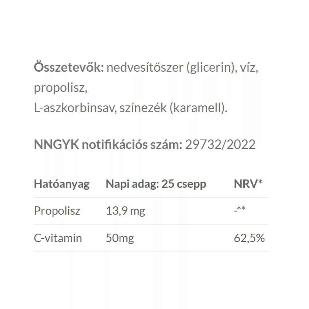 JutaVit Propolis + Vitamin C Drops (30 ml)