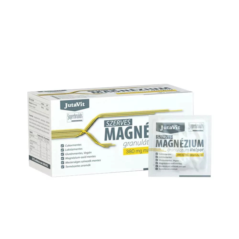 JutaVit Organic Magnesium Granules drink powder (30 Sachet, Lemon)