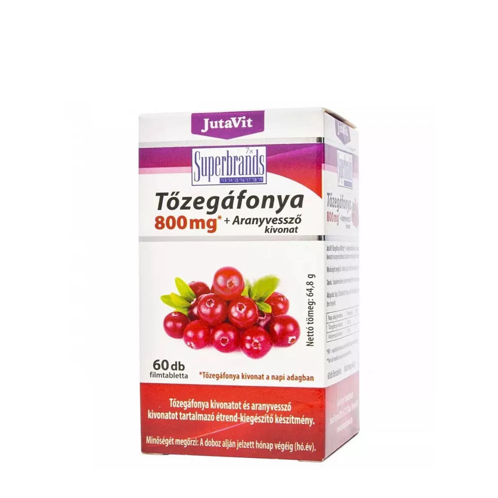 JutaVit Cranberry 800 mg + Goldenrod Extract (60 Tablets)