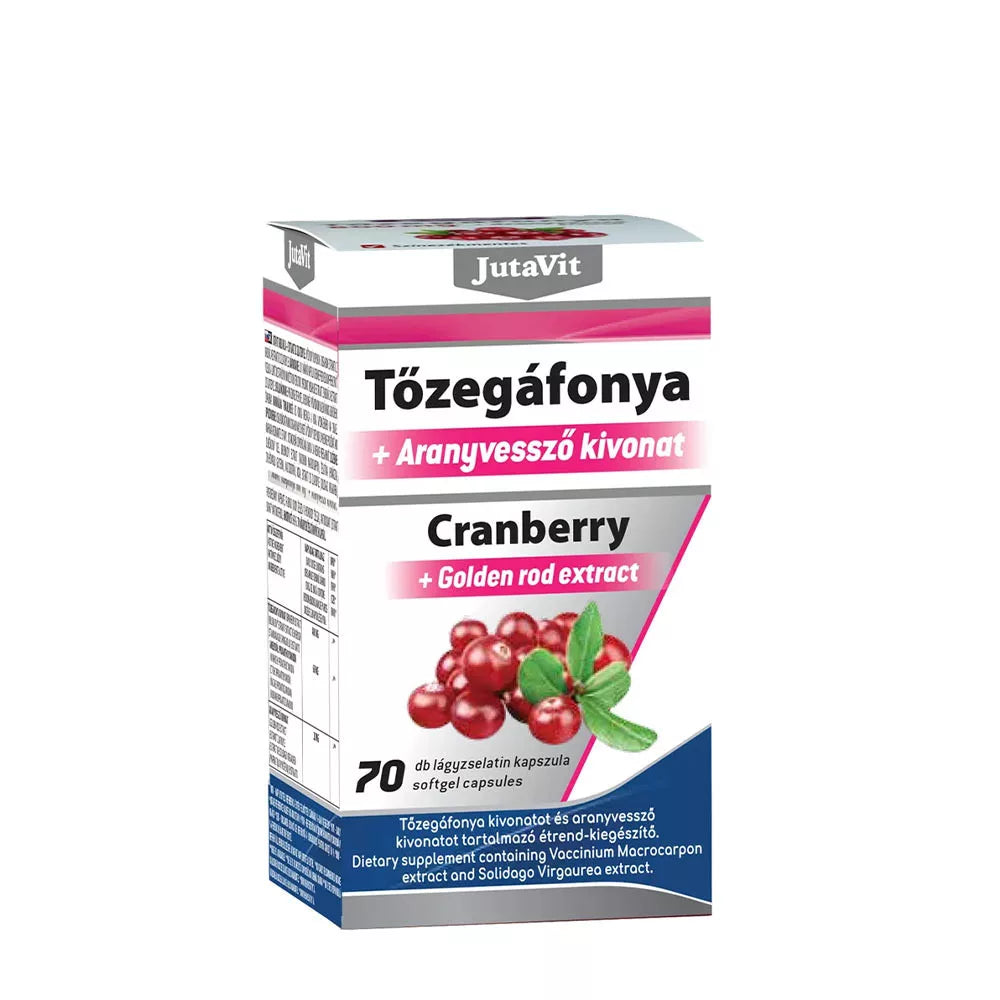 JutaVit Cranberry 800 mg + Golden Rod Extract (70 Softgels)