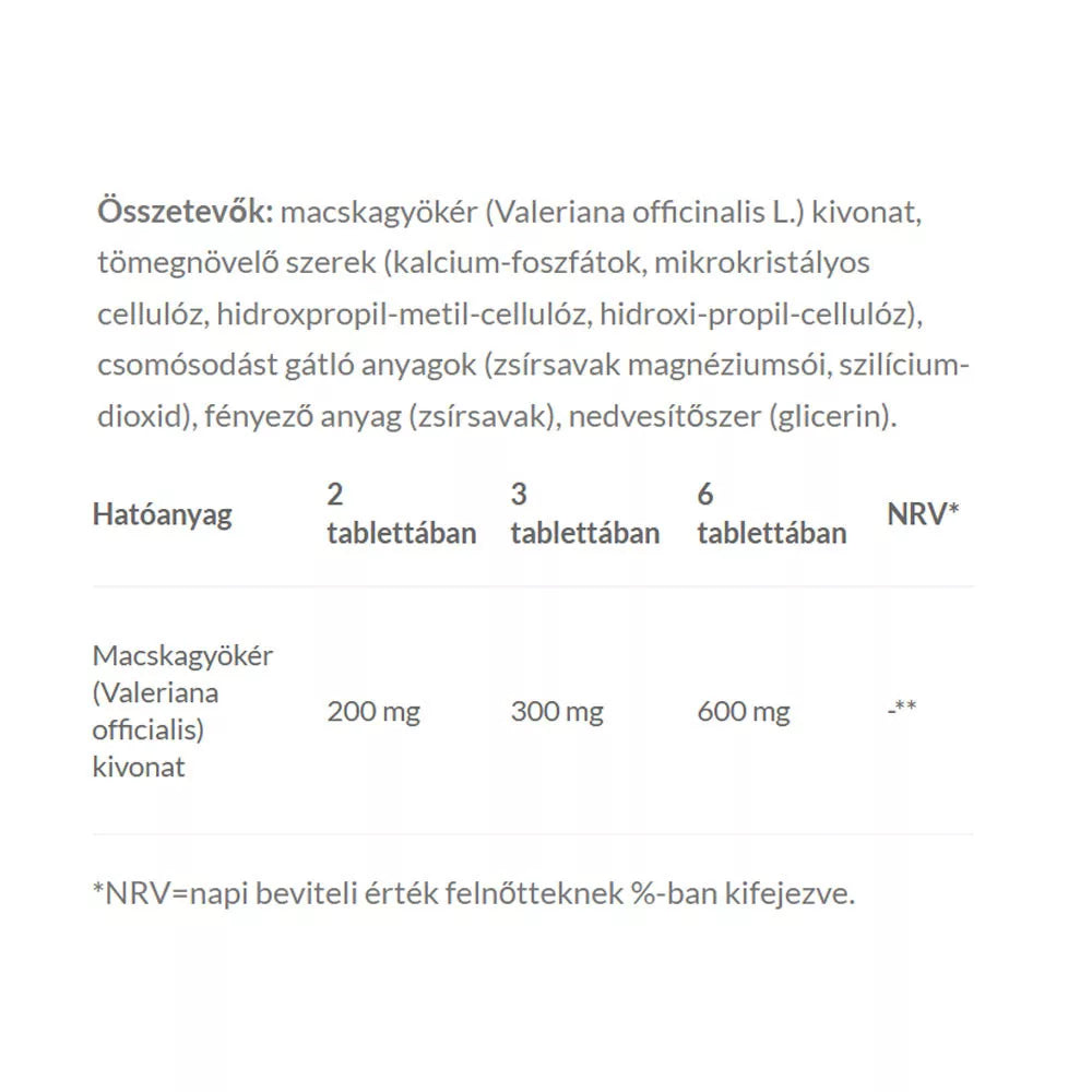 JutaVit Valeriana 100mg (60 Tablets)