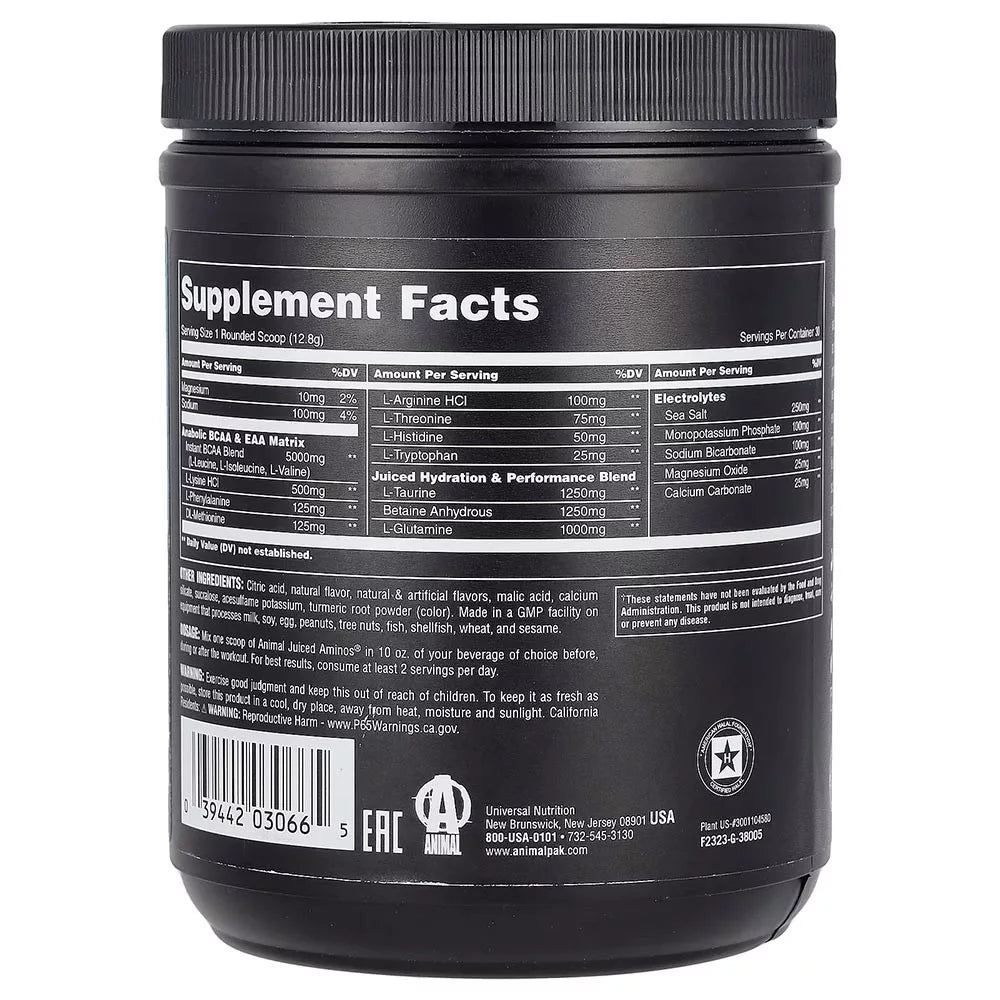 Universal Nutrition Animal Juiced Aminos (368 g, Orange)