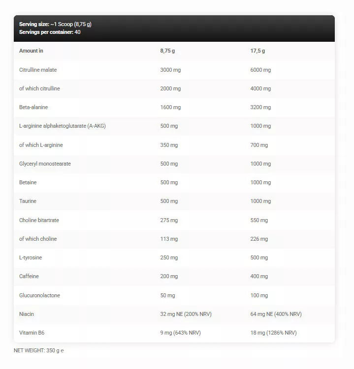 Kevin Levrone LevroPump (350 g, Exotic)