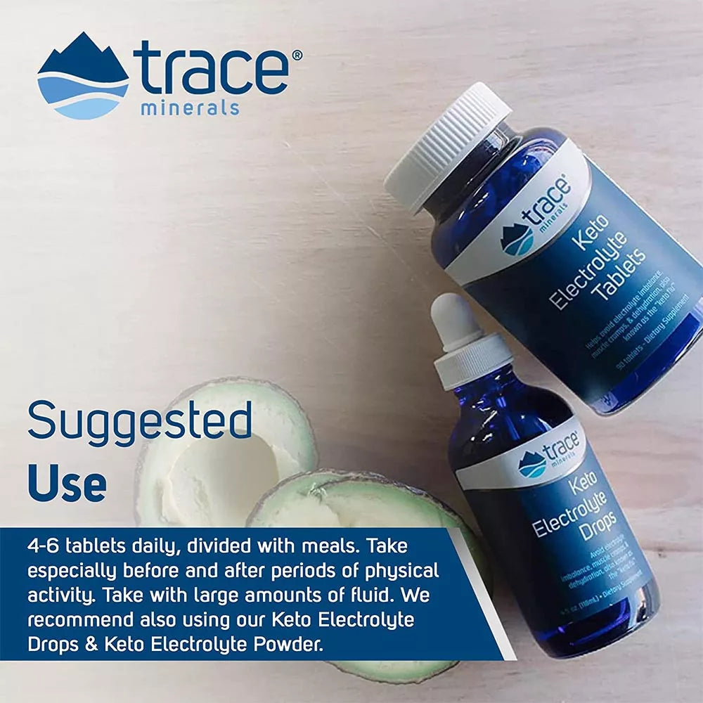 Trace Minerals Keto Electrolyte Tablets (90 Tablets)