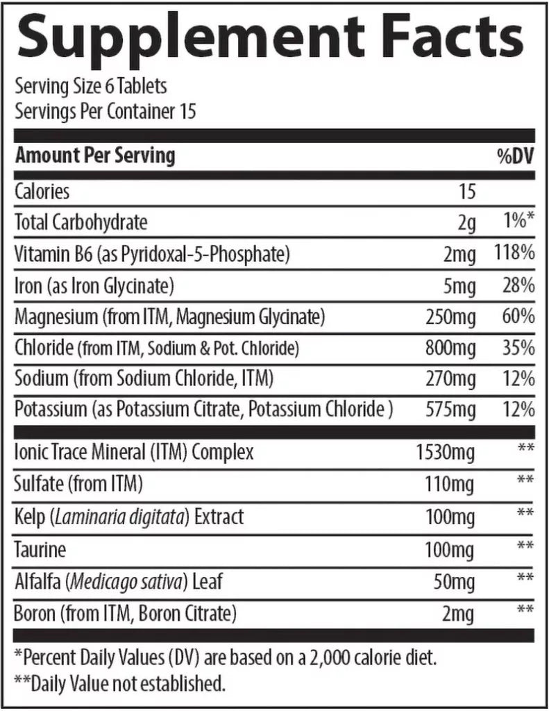Trace Minerals Keto Electrolyte Tablets (90 Tablets)