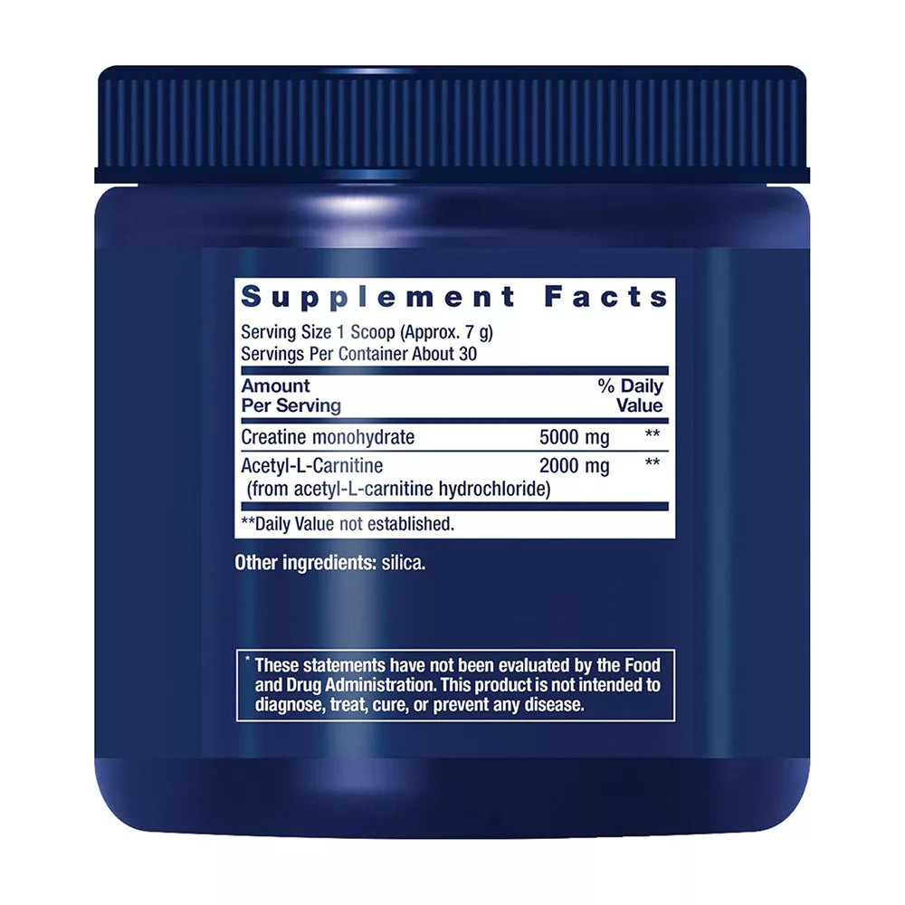 Life Extension Creatine & Acetyl-L-Carnitine Energy Plus (233 g)