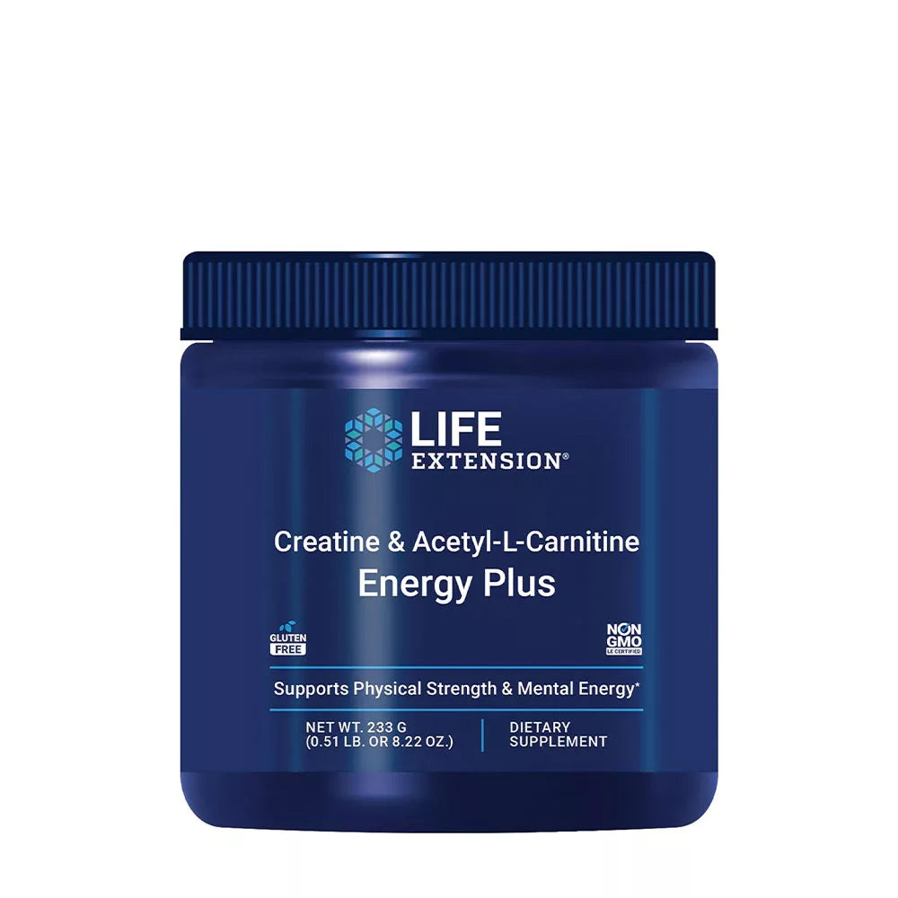 Life Extension Creatine & Acetyl-L-Carnitine Energy Plus (233 g)