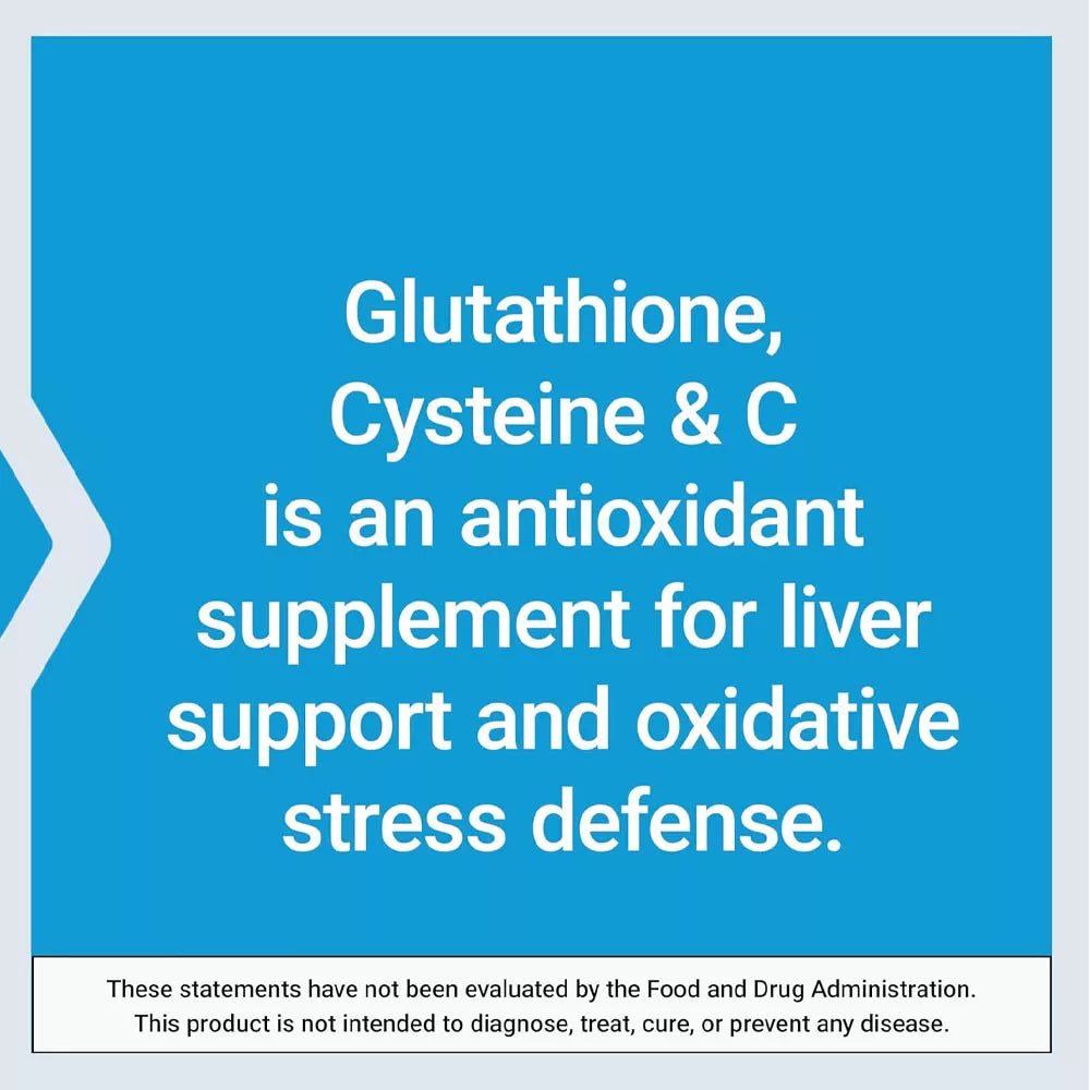Life Extension Glutathione, Cysteine & C (100 Veg Capsules)