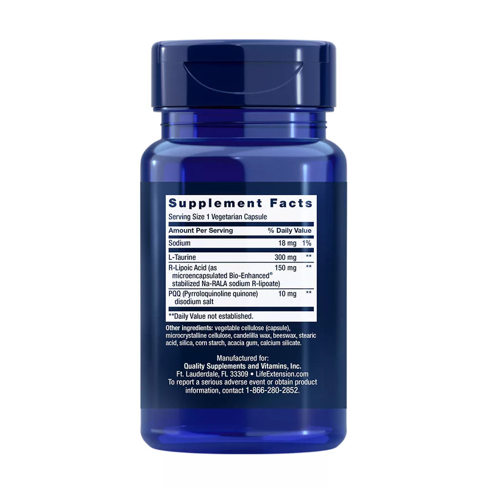 Life Extension Mitochondrial Basics with PQQ (30 Veg Capsules)