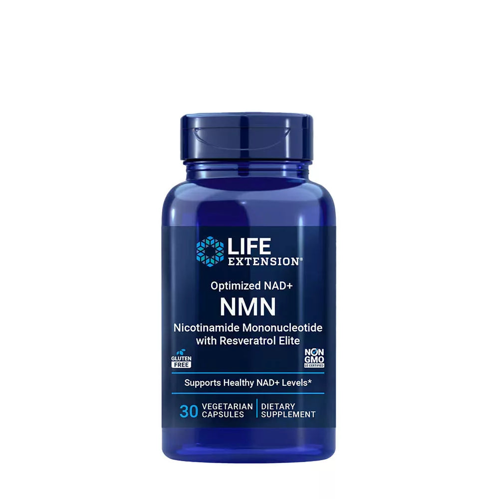 Life Extension NMN Nicotinamide Mononucleotide with Resveratrol Elite (30 Veg Capsules)