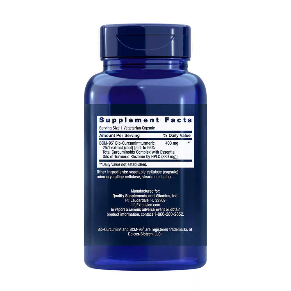 Life Extension Super Bio-Curcumin Turmeric Extract (60 Veg Capsules)
