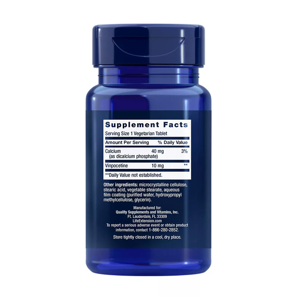 Life Extension Vinpocetine 10 mg (100 Veg Tablets)