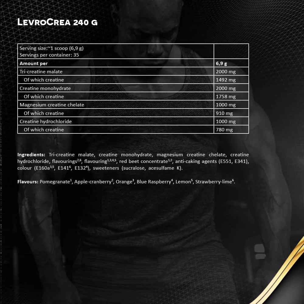 Kevin Levrone Levro Crea (240 g, Strawberry Lime)